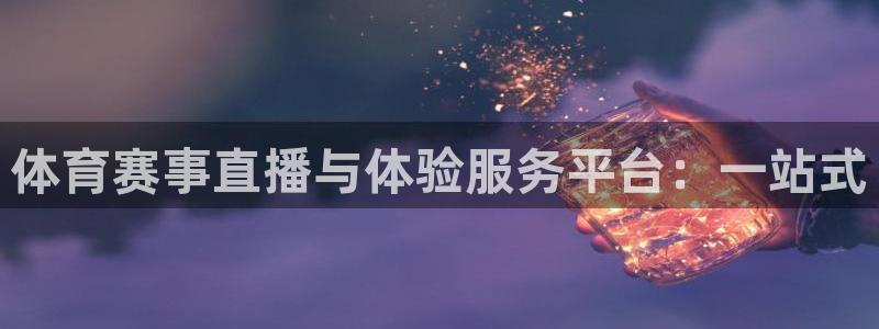 体育赛事直播与体验服务平台：一站式