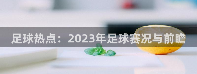 足球热点：2023年足球赛况与前瞻
