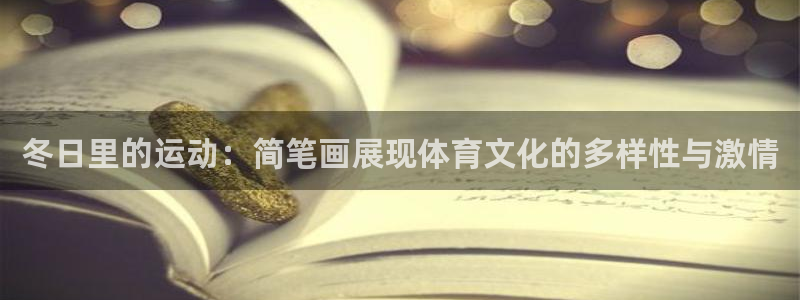 冬日里的运动：简笔画展现体育文化的多样性与激情
